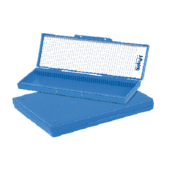 CAIXA PORTA LAMINAS CAP 50 PECAS AZUL-JPROLAB