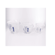 BALDE 9 LITROS TRANSPARENTE PP GRAD ATE 7 LITROS-JOPROLAB