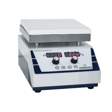 NT 103DI - AGITADOR MAGNETICO C/ AQUECIMENTO-NOVA TÉCNICA-INOX